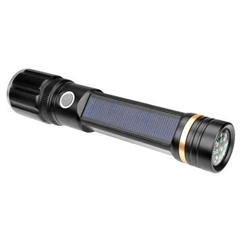 New Hot 1 Pcs LED Flashlight Torch USB Charging Solar Aluminum Alloy Adjustable for Fishing Camping
New Hot 1 Pcs LED Flashlight Torch USB Charging Solar Aluminum Alloy Adjustable for Fishing Camping