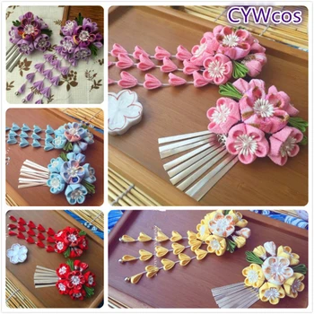 Handmade Hair Traditional Japanese Kimono Flower Headdress Cloth Hairwear Hairpin Cosplay Accessories Tassels Headwear Clip
Handmade Hair Traditional Japanese Kimono Flower Headdress Cloth Hairwear Hairpin Cosplay Accessories Tassels Headwear Clip