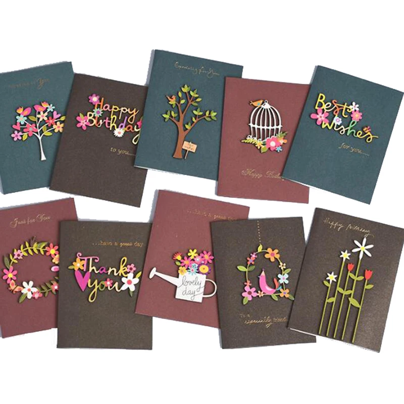 Handmade 93*129mm Greeting Cards With Envelope Printed Gift Post Card For Festival Birthday Valentine' Day Party Wedding Deco
Handmade 93*129mm Greeting Cards With Envelope Printed Gift Post Card For Festival Birthday Valentine' Day Party Wedding Deco