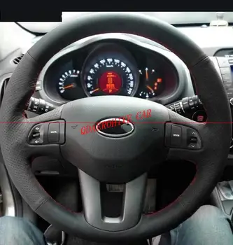 QDAEROHIVE Artificial micro fiber Leather Car Steering Wheel Cover for Kia Sportage 3 2011-2014 Kia Ceed Cee'd 2010 2011 2012
QDAEROHIVE Artificial micro fiber Leather Car Steering Wheel Cover for Kia Sportage 3 2011-2014 Kia Ceed Cee'd 2010 2011 2012