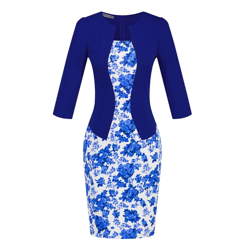 18 Women Fall Spring One Piece Patchwork Floral Print Elegant Business Party Formal Office Plus Size Bodycon Pencil Work Dresses
18 Women Fall Spring One Piece Patchwork Floral Print Elegant Business Party Formal Office Plus Size Bodycon Pencil Work Dresses