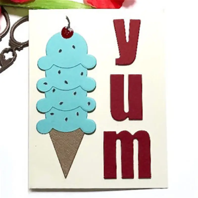 Naifumodo Food Metal Cutting Dies New 2019 Ice Cream Dies Scrapbooking for Card Making Embossing Stencils DIY Ice-cream Craft
Naifumodo Food Metal Cutting Dies New 2019 Ice Cream Dies Scrapbooking for Card Making Embossing Stencils DIY Ice-cream Craft