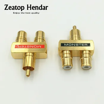 40pcs Copper RCA Audio Y Splitter Plug Adapter 1 Male to 2 Female Gold Plated Connector
40pcs Copper RCA Audio Y Splitter Plug Adapter 1 Male to 2 Female Gold Plated Connector