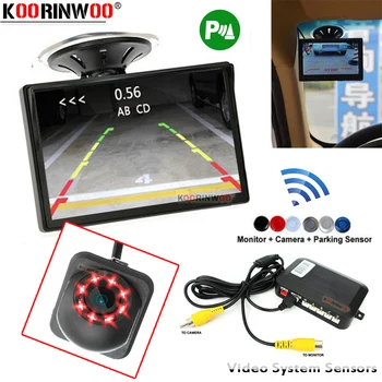 Koorinwoo 2.4G Parktronic Electromagnetic Car parking sensor With LCD Rear Monitor Accessories CCD Reverse camera Backup Black
Koorinwoo 2.4G Parktronic Electromagnetic Car parking sensor With LCD Rear Monitor Accessories CCD Reverse camera Backup Black