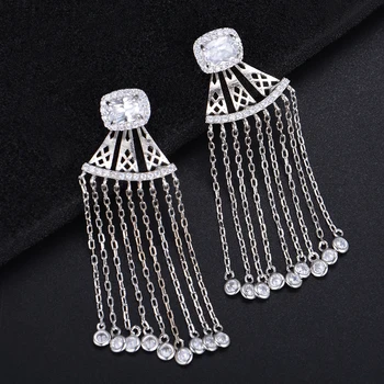 GODKI 61mm Luxury Long Tassels Drop Full Mirco Paved Microl Zirconia Naija Wedding Earring Fashion Jewelry
GODKI 61mm Luxury Long Tassels Drop Full Mirco Paved Microl Zirconia Naija Wedding Earring Fashion Jewelry