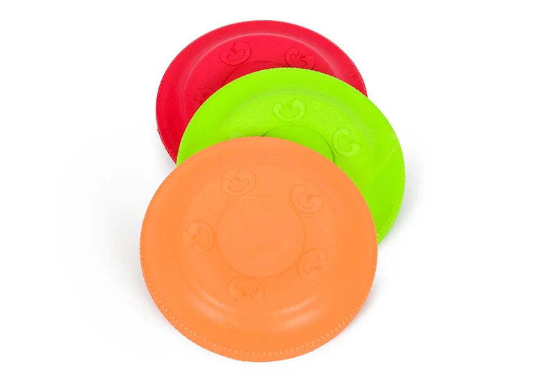 Go Fetch Dog Toy Flying Disc Soft Rubber No Hurt Teeth Dog Training Toys Non-slip to Bite Interactive Toy 17CM22CM (3)