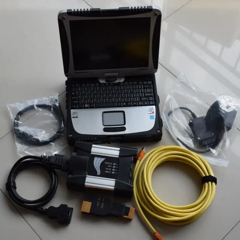 

for bmw diagnosis tool for bmw icom next a b c with software ista d ista p expert mode hdd 500gb with laptop cf19 ready to use