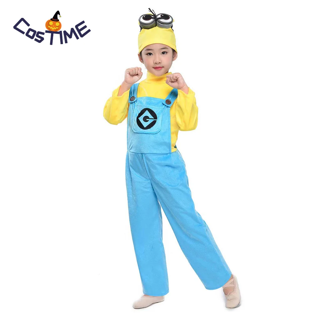 Minion Toddler Costume The Minions Movie Kevin Cosplay Outfit Kids Boys Overalls Jumpsuit with Cap Halloween Costumes
Minion Toddler Costume The Minions Movie Kevin Cosplay Outfit Kids Boys Overalls Jumpsuit with Cap Halloween Costumes