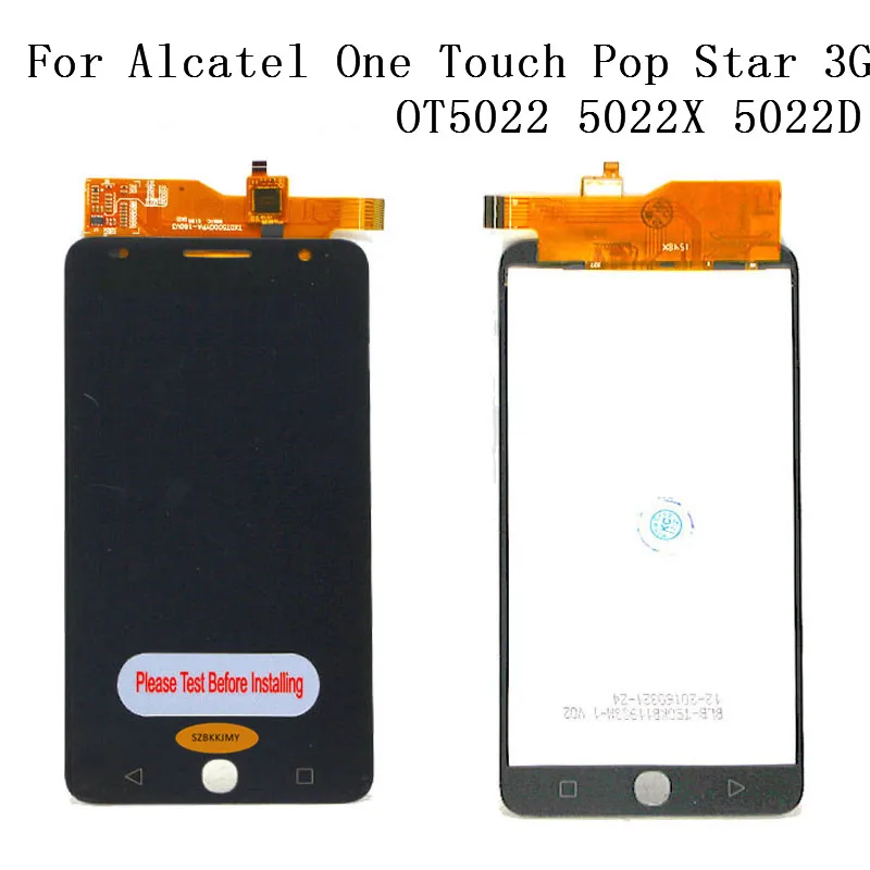 Full LCD DIsplay+Touch Screen Digitizer Assembly For Alcatel One Touch Pop Star 3G OT5022 OT 5022 OT-5022 5022X 5022D Black ;New
Full LCD DIsplay+Touch Screen Digitizer Assembly For Alcatel One Touch Pop Star 3G OT5022 OT 5022 OT-5022 5022X 5022D Black ;New