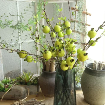 2019 Fake Artificial Rose Fruit Pomegranate Berries Bouquet Floral Garden Home Decoration Orange red green #25
2019 Fake Artificial Rose Fruit Pomegranate Berries Bouquet Floral Garden Home Decoration Orange red green #25