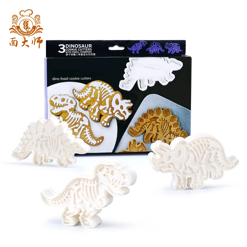 Dinosaur Cookies Cutters Biscuit Mould Set Tools Bakeware Decorative Tools Kitchen Dinosaur Fossil Cookie Making Molds/Stamps
Dinosaur Cookies Cutters Biscuit Mould Set Tools Bakeware Decorative Tools Kitchen Dinosaur Fossil Cookie Making Molds/Stamps