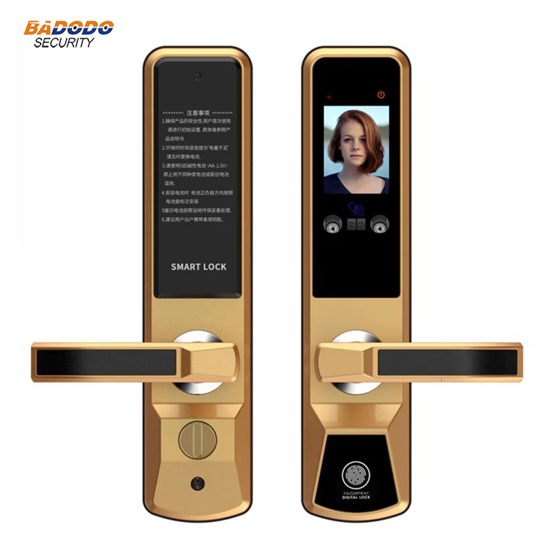 Zinc alloy Smart face recognition door lock palm print lock anti-theft home villa access control
Zinc alloy Smart face recognition door lock palm print lock anti-theft home villa access control