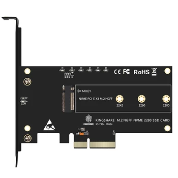 PCI-Express PCI-E 3.0 X4 to M.2 NGFF M Key Slot Converter Adapter Card M2 Nvme PCIE SSD Riser Card for Desktop Support 2230 22
PCI-Express PCI-E 3.0 X4 to M.2 NGFF M Key Slot Converter Adapter Card M2 Nvme PCIE SSD Riser Card for Desktop Support 2230 22