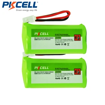 2 x 2.4V Ni-MH Battery Pack AAA 800mAh 2.4Volt NiMh Rechargeable Cordless Phone Battery for BT166342/266342 JST-HE (PK-0104)
2 x 2.4V Ni-MH Battery Pack AAA 800mAh 2.4Volt NiMh Rechargeable Cordless Phone Battery for BT166342/266342 JST-HE (PK-0104)