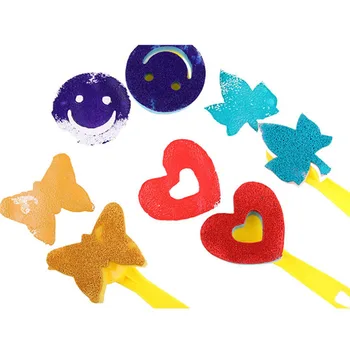 12pcs/set Cute Sponge Brush Children DIY Drawing Painting Graffiti Tool Yellow Handle Lovely Shape Seal Stamp Brush
12pcs/set Cute Sponge Brush Children DIY Drawing Painting Graffiti Tool Yellow Handle Lovely Shape Seal Stamp Brush