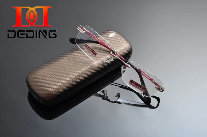 DEDING Men Women Grade Elegant Comfortable Metal Rimless Rectangular Reading Glasses oculos de leitura gafas de lectura DD1136
DEDING Men Women Grade Elegant Comfortable Metal Rimless Rectangular Reading Glasses oculos de leitura gafas de lectura DD1136