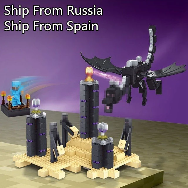 Mailackers Minecraft Figure Building Blocks Set Ender Dragon Action Toys For Kids Birthday Gift Compatible With Minecraft Bricks
Mailackers Minecraft Figure Building Blocks Set Ender Dragon Action Toys For Kids Birthday Gift Compatible With Minecraft Bricks