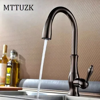 MTTUZK Free Shipping Oil Rubbed Bronze Kitchen Faucets Pull Out 360 Degree Rotating Deck Mounted Cold And Hot Kran Water Taps
MTTUZK Free Shipping Oil Rubbed Bronze Kitchen Faucets Pull Out 360 Degree Rotating Deck Mounted Cold And Hot Kran Water Taps