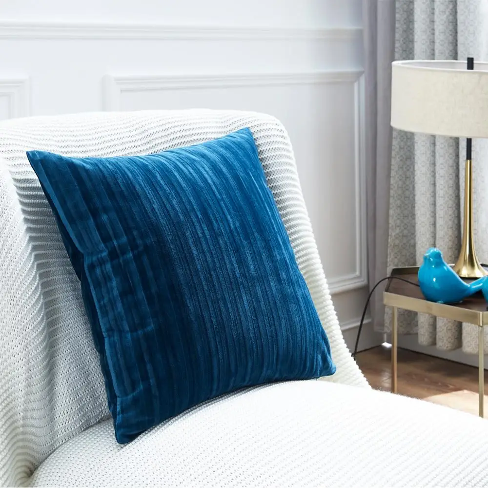 GIGIZAZA Decorative Velvet Pillows Cushion Covers 45x45cm for sofa Blue Ivory Aqua Stripe Throw Pillows for Chair Couch
GIGIZAZA Decorative Velvet Pillows Cushion Covers 45x45cm for sofa Blue Ivory Aqua Stripe Throw Pillows for Chair Couch