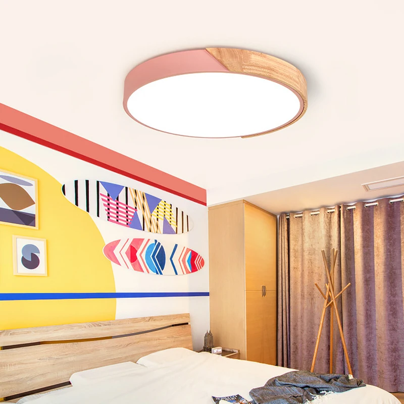 Nordic round LED ceiling light stepless dimming macarons bedroom dining room surface installation lighting WWO66
Nordic round LED ceiling light stepless dimming macarons bedroom dining room surface installation lighting WWO66