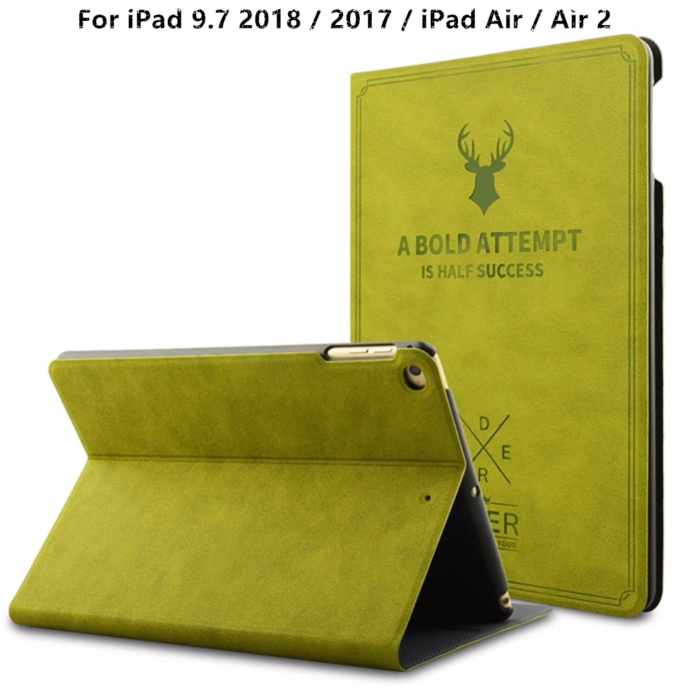 Для iPad 9 7 2018 / 2017 Air 2/воздуха в виде старинного переплёта Стиль ультра тонкий