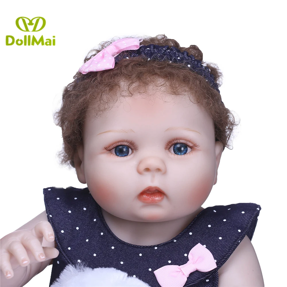 new design 22" Full Body Silicone Bebes Reborn Girl 55cm Vinyl Newborn Baby Toddler Dolls Waterproof Boy and Girl Growth Partner
new design 22" Full Body Silicone Bebes Reborn Girl 55cm Vinyl Newborn Baby Toddler Dolls Waterproof Boy and Girl Growth Partner