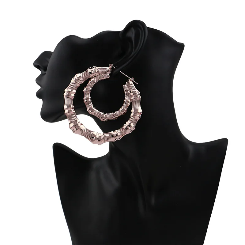 2019 Hot Sale Maxi Big Circle Creole Hoop Earrings Women Ethnic Punk Large Vintage Bamboo Wives Earrings For Famale Jewelry Gift
2019 Hot Sale Maxi Big Circle Creole Hoop Earrings Women Ethnic Punk Large Vintage Bamboo Wives Earrings For Famale Jewelry Gift