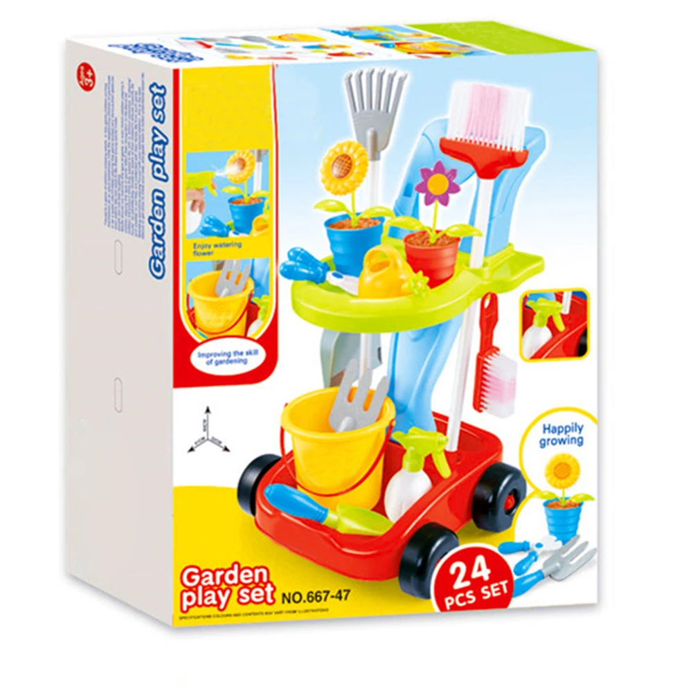 gardening trolley playset