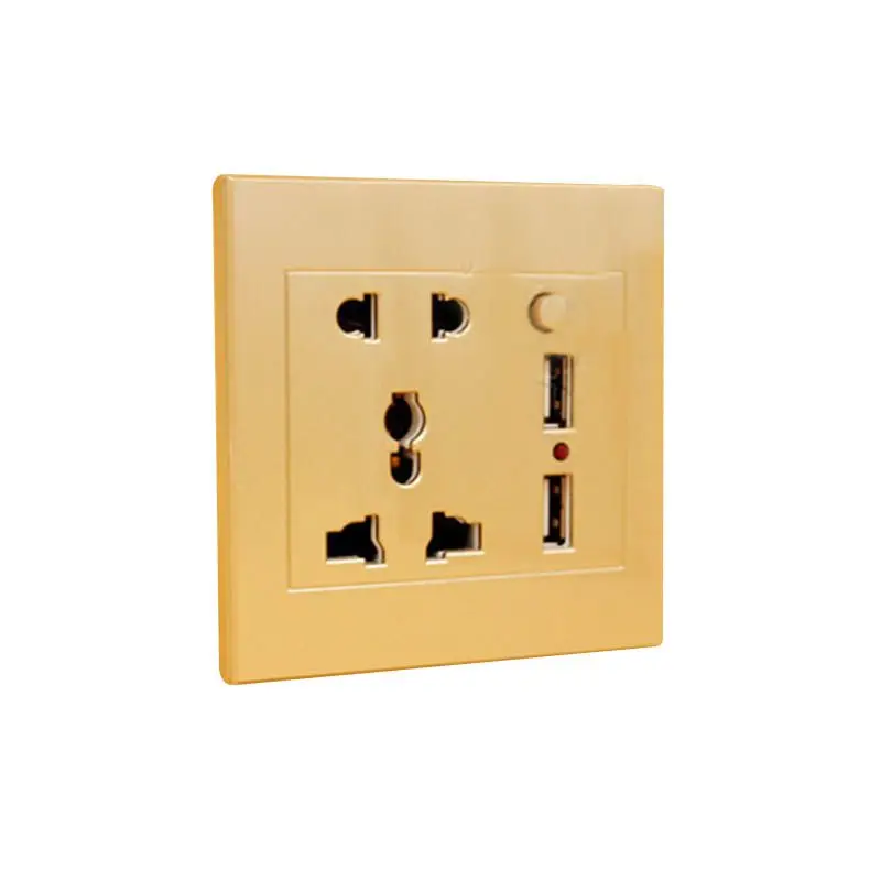 2019 Five Holes Socket+2 USB+Switch Wall Socket Charger AC/DC Power Adapter Plug Outlet Panel
2019 Five Holes Socket+2 USB+Switch Wall Socket Charger AC/DC Power Adapter Plug Outlet Panel