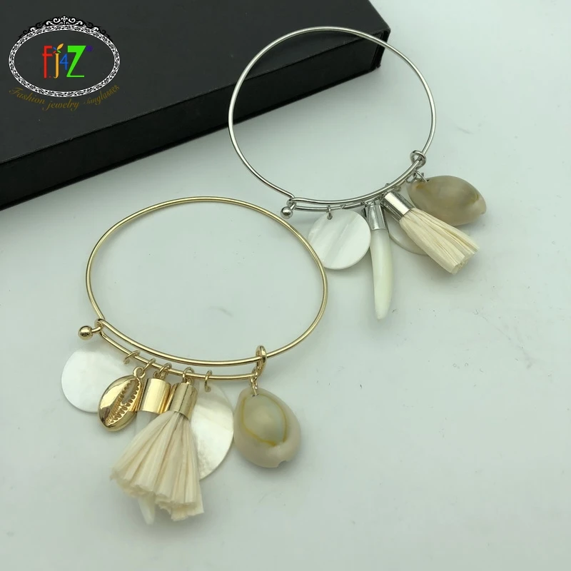 F.J4Z Brand New Seashell Charms Bracelets Woman Boho Straw Moon Horns Circle Decos Adjustable Summber Beach Jewelry
F.J4Z Brand New Seashell Charms Bracelets Woman Boho Straw Moon Horns Circle Decos Adjustable Summber Beach Jewelry