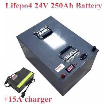 LiFePo4 24V 250Ah Deep Cycle Battery power station For Electric Vehicles 12V 24V 36V 48V EV RV storage solar energy +15A charger
LiFePo4 24V 250Ah Deep Cycle Battery power station For Electric Vehicles 12V 24V 36V 48V EV RV storage solar energy +15A charger