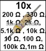 Resistor Kit Handy Resistance Portable 10values*10pcs=100pcs for Arduino UNO R3 Electronic Components Package
Resistor Kit Handy Resistance Portable 10values*10pcs=100pcs for Arduino UNO R3 Electronic Components Package