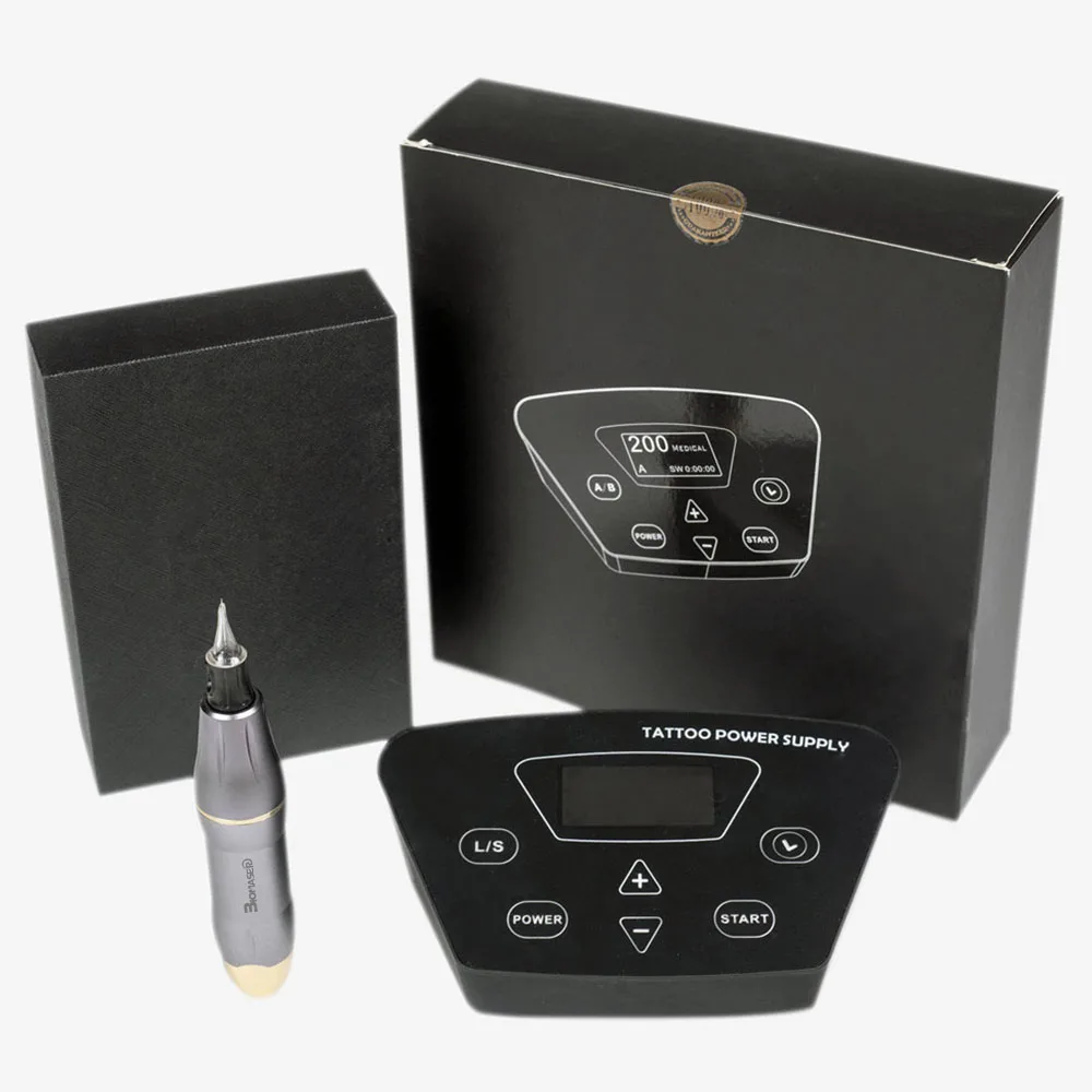 Biomaser P300 Tattoo Power Supply Professional With Cartridge Needles Tattoo Machine Set Rotary Pen LCD Power Tattoo Supplies
Biomaser P300 Tattoo Power Supply Professional With Cartridge Needles Tattoo Machine Set Rotary Pen LCD Power Tattoo Supplies
