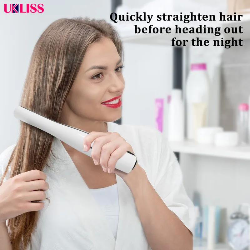 Portable Ceramic Rechargeable 2 in 1 Cordless Curling Iron and Hair Straightener Rechargeable Ceramic Flat Iron USB Charging
Portable Ceramic Rechargeable 2 in 1 Cordless Curling Iron and Hair Straightener Rechargeable Ceramic Flat Iron USB Charging