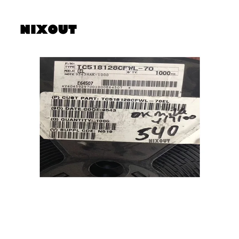 10pcs/lot NEW Original 100% TC518128CFWL-70 TC518128CFWL TC518128 SOP-32 In Stock (Big Discount if you need more)
10pcs/lot NEW Original 100% TC518128CFWL-70 TC518128CFWL TC518128 SOP-32 In Stock (Big Discount if you need more)