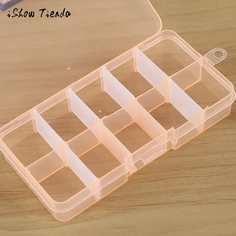 Jewelry Beads Pills Nail Art Tips Storage Box Case 10 Grids Small Component Organizer Adjustable Transparent Plastic Organizer
Jewelry Beads Pills Nail Art Tips Storage Box Case 10 Grids Small Component Organizer Adjustable Transparent Plastic Organizer