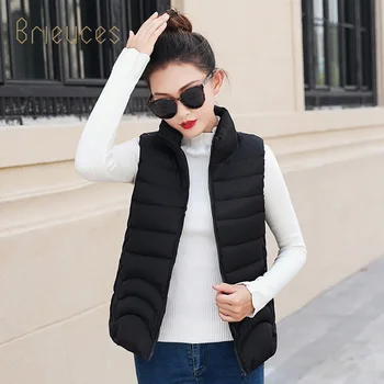 Brieuces New Winter Vest Women Fashion Coat European Solid Vest Femme Waistcoat Harajuku Colete Feminino De Inverno Chalecos
Brieuces New Winter Vest Women Fashion Coat European Solid Vest Femme Waistcoat Harajuku Colete Feminino De Inverno Chalecos
