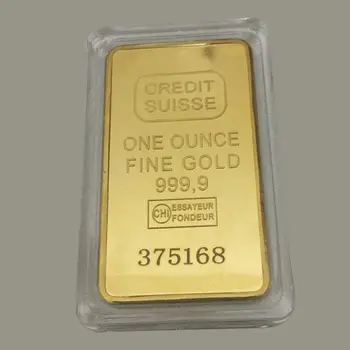 50x28MM 24K Gold Plated Switzerland Souvenir Coin Layered Bullion Bar Switzerland Bar Modern Art Commemorative Coin Replica
50x28MM 24K Gold Plated Switzerland Souvenir Coin Layered Bullion Bar Switzerland Bar Modern Art Commemorative Coin Replica