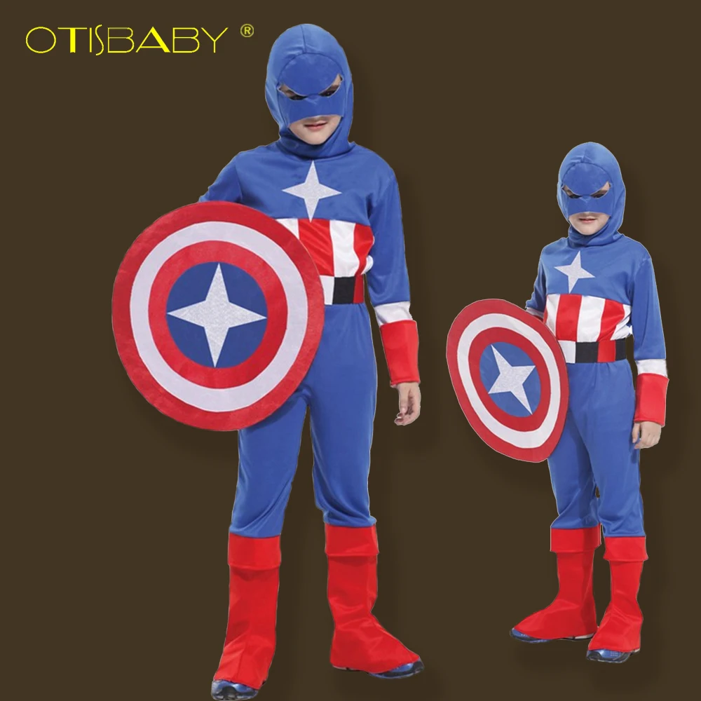 Free Shipping Halloween Party Costumes The Avengers Children's Clothing Role-playing Kids Captain America Cosplay Custome
Free Shipping Halloween Party Costumes The Avengers Children's Clothing Role-playing Kids Captain America Cosplay Custome