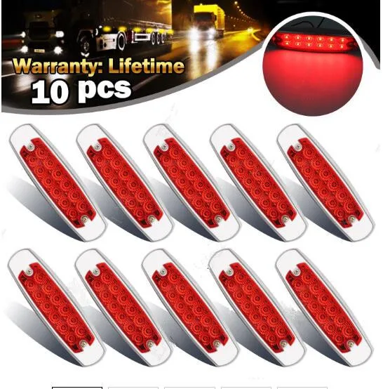 10x Side Marker Clearance Lamp Light for Freightliner Kenworth Trucks 12 LED Car styling
10x Side Marker Clearance Lamp Light for Freightliner Kenworth Trucks 12 LED Car styling