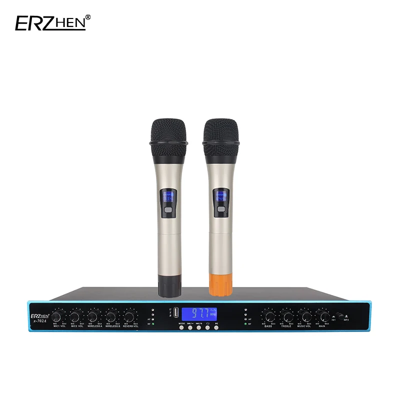 Microphone Amplifier all-in-one machine 702B 2-channel wireless Bluetooth Built-in FM radio USB SD card MP3 PLAYER high under on
Microphone Amplifier all-in-one machine 702B 2-channel wireless Bluetooth Built-in FM radio USB SD card MP3 PLAYER high under on