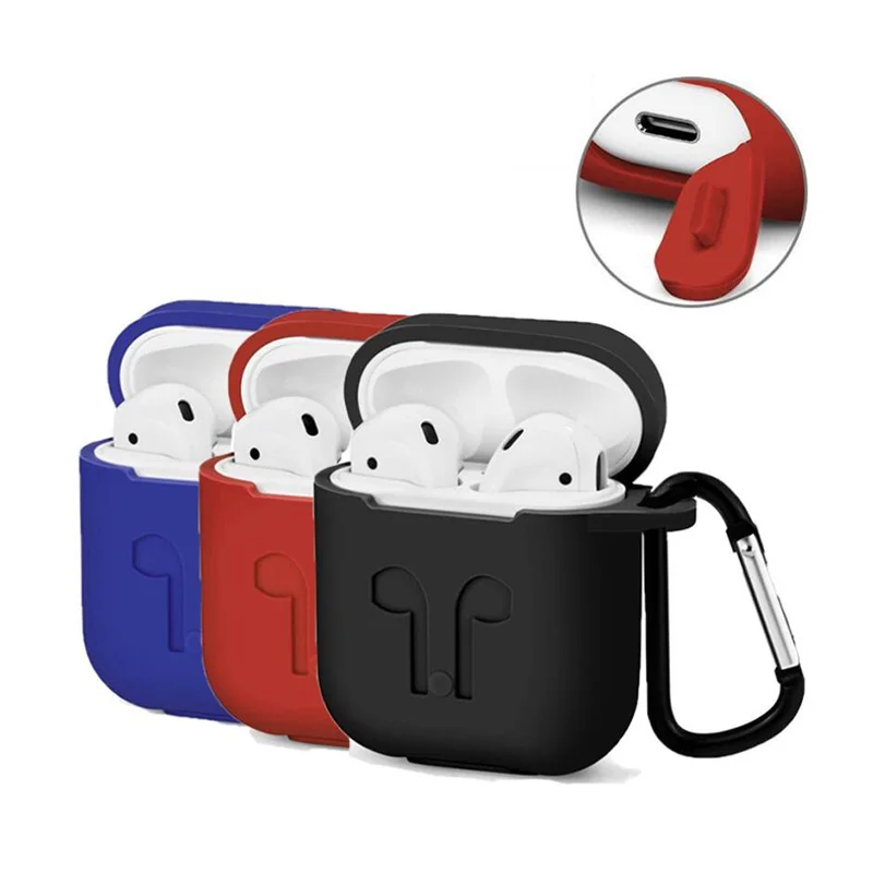 Bluetooth Headset Case For AirPods Wireless Earphone Drop Pendant Hook Silicone Shock Proof Protector Case for Airpods
Bluetooth Headset Case For AirPods Wireless Earphone Drop Pendant Hook Silicone Shock Proof Protector Case for Airpods