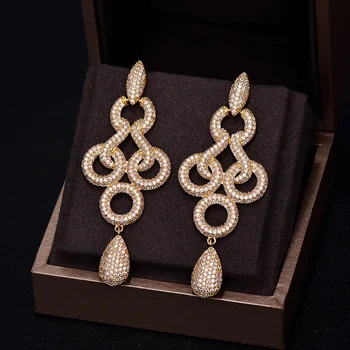 GODKI Brand New Hot Fashion Popular Luxury Long Dangle Full Cubic Zirconia Pave Wedding Earring For Women
GODKI Brand New Hot Fashion Popular Luxury Long Dangle Full Cubic Zirconia Pave Wedding Earring For Women