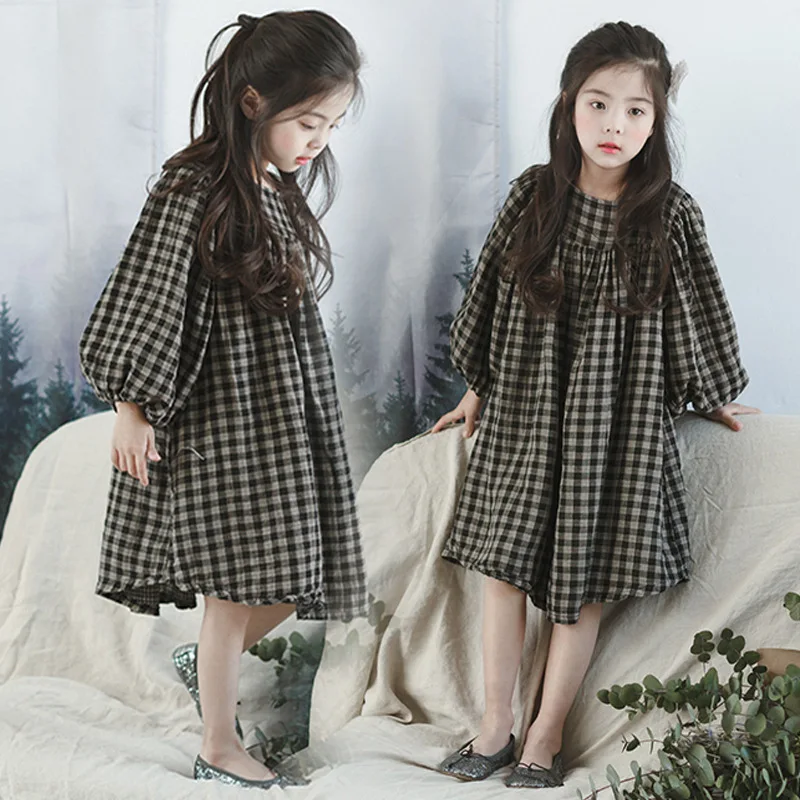 New Arrival Spring Autumn Baby Girls Dress Kids Long Sleeve Preppy Style Plaid Dress Girls Casual Cotton Dress for 3-14Yrs CA807
New Arrival Spring Autumn Baby Girls Dress Kids Long Sleeve Preppy Style Plaid Dress Girls Casual Cotton Dress for 3-14Yrs CA807