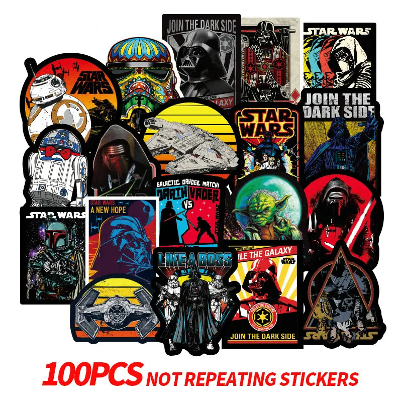 100pcs starwars Mixed Toy Stickers for Car Styling Bike Motorcycle Phone Laptop Travel Luggage Cool Funny Sticker
100pcs starwars Mixed Toy Stickers for Car Styling Bike Motorcycle Phone Laptop Travel Luggage Cool Funny Sticker