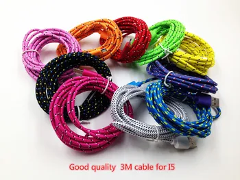 2000pcs/lot 3M 10FT Fabric braided USB Data Sync Charger Cable for Apple iPhone 8 7 7plus 6 6plus 5 5s 8 pin Knitted Nylon Cords
2000pcs/lot 3M 10FT Fabric braided USB Data Sync Charger Cable for Apple iPhone 8 7 7plus 6 6plus 5 5s 8 pin Knitted Nylon Cords