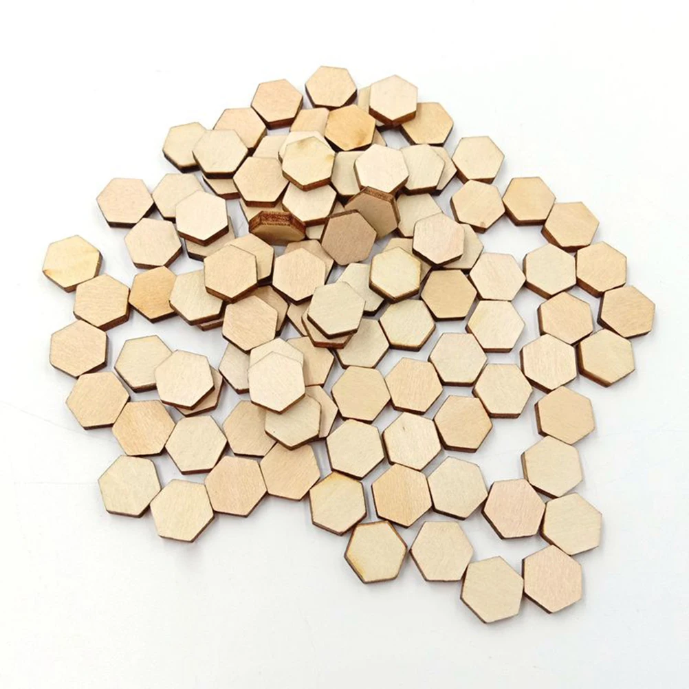 200pcs Wooden Shapes Ornaments Beech Hexagonal Pieces Embellishment DIY Crafts Decorations for Wedding Birthday Christmas
200pcs Wooden Shapes Ornaments Beech Hexagonal Pieces Embellishment DIY Crafts Decorations for Wedding Birthday Christmas