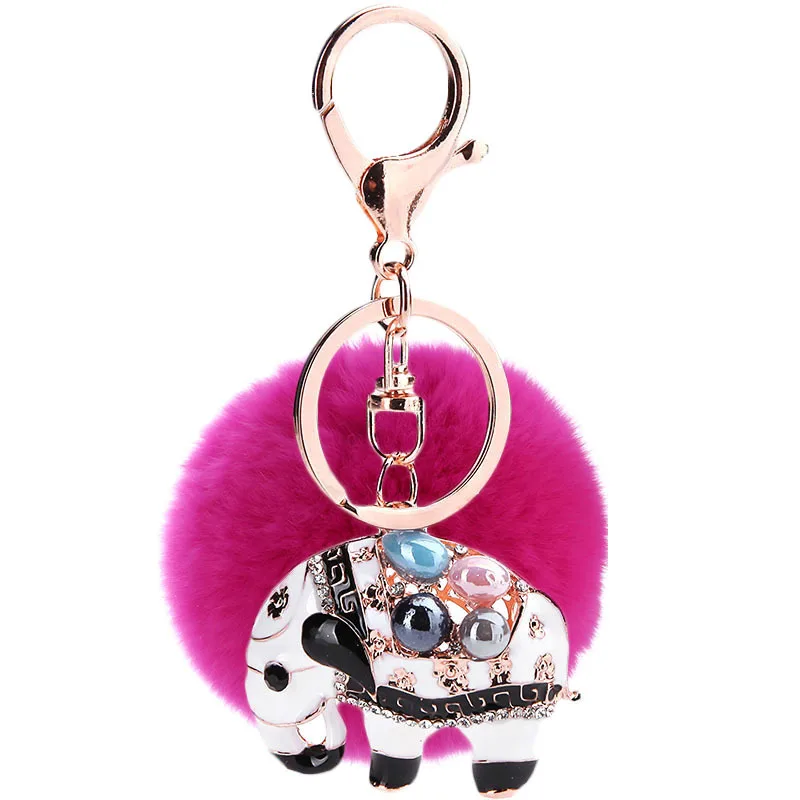 2017 new trinket fake pompom keychain bunny keychains on bag rabbit fur Keychain fur pom pom charms for bags anime
2017 new trinket fake pompom keychain bunny keychains on bag rabbit fur Keychain fur pom pom charms for bags anime
