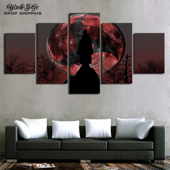 Modern Artworks 5 Pieces Canvas Art Naruto Itachi Uchiha Anime Poster HD Prints Picture Decor Living Room Painting Frameworks
Modern Artworks 5 Pieces Canvas Art Naruto Itachi Uchiha Anime Poster HD Prints Picture Decor Living Room Painting Frameworks