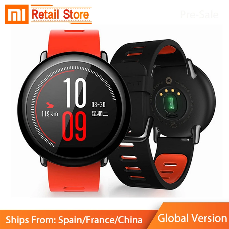

Global Version Xiaomi Huami AMAZFIT PACE Smart Watch English Version GPS Running Sports Bluetooth Music Wifi Heart Rate Monitor